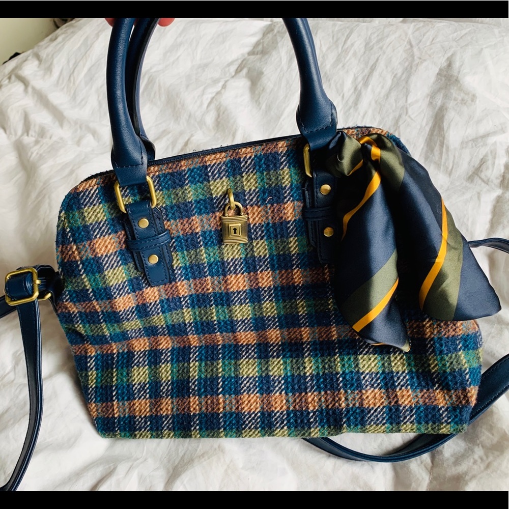 plaid purse